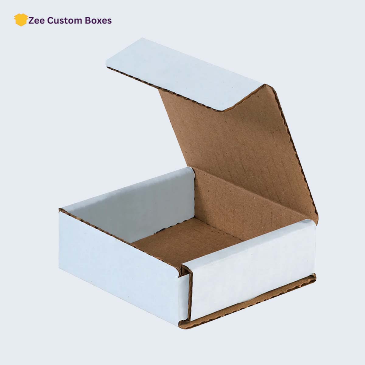 White Corrugated Boxes - ZEE Custom Boxes AU