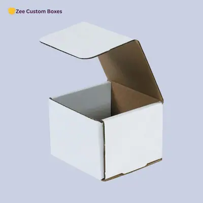 White Corrugated Boxes view 3