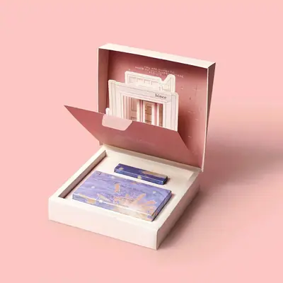 White Cosmetic Boxes view 1