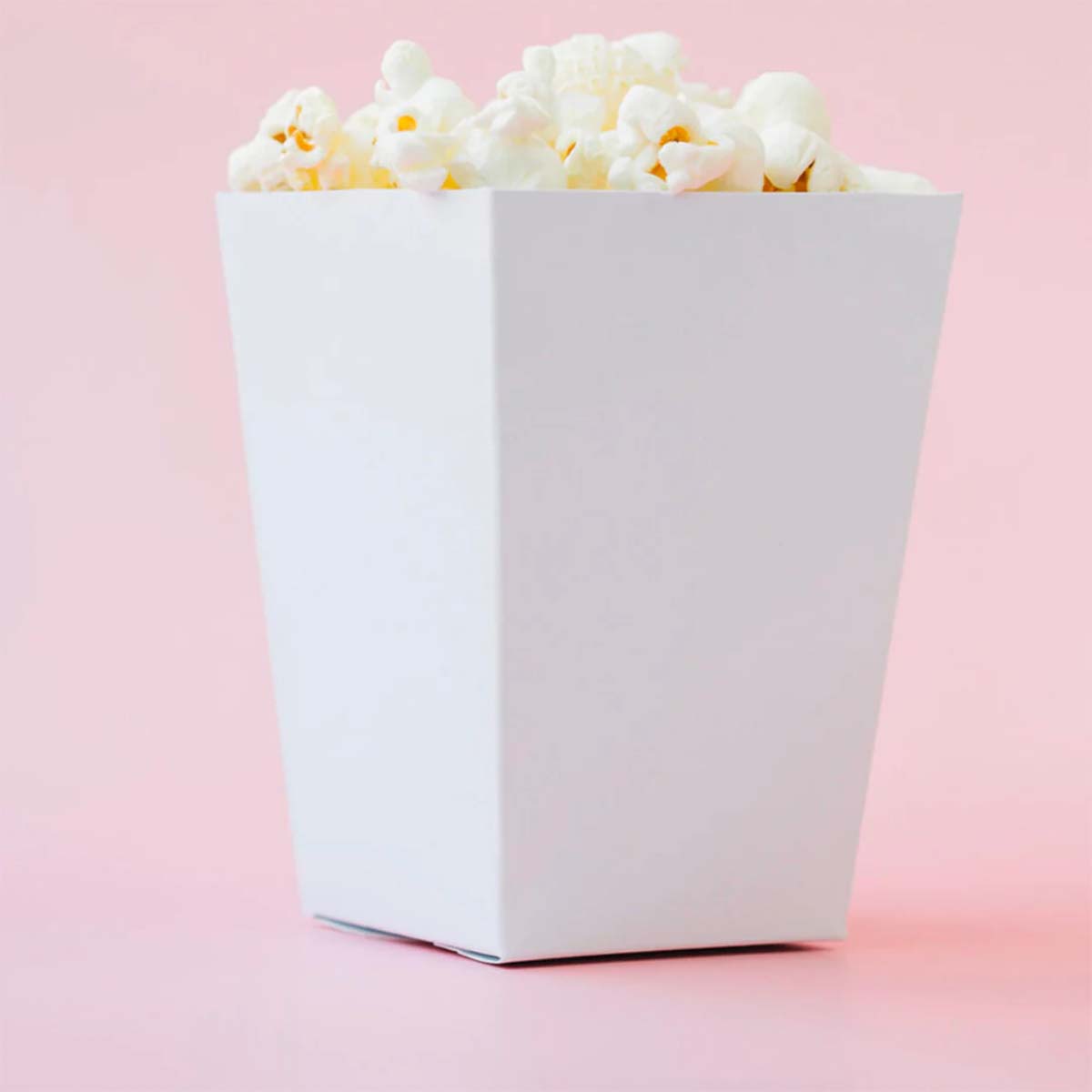 White Popcorn Boxes view 2