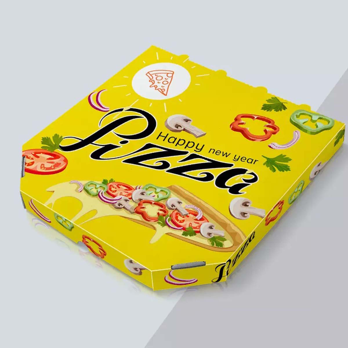 Yellow Pizza Boxes - ZEE Custom Boxes AU