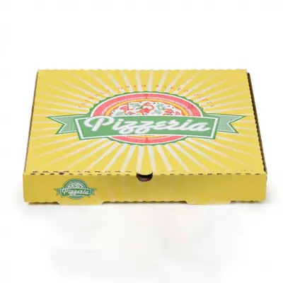 Yellow Pizza Boxes view 4