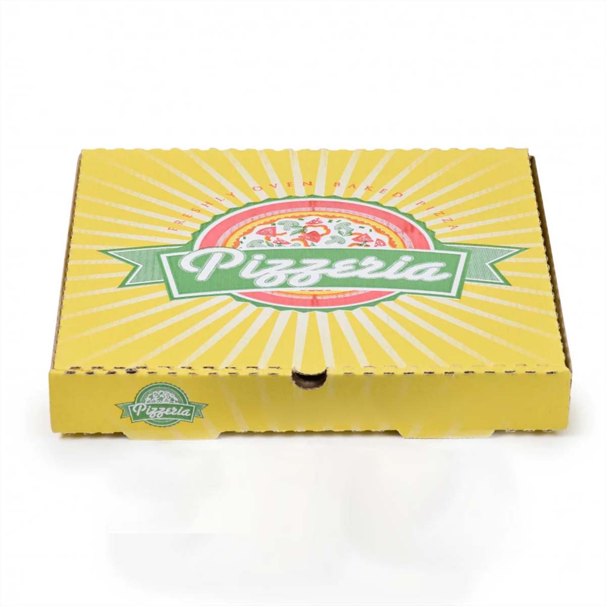 Yellow Pizza Boxes view 4