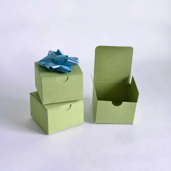 small brown gift boxes