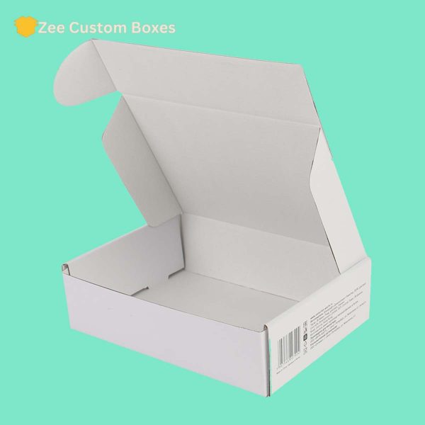 white cardboard boxes
