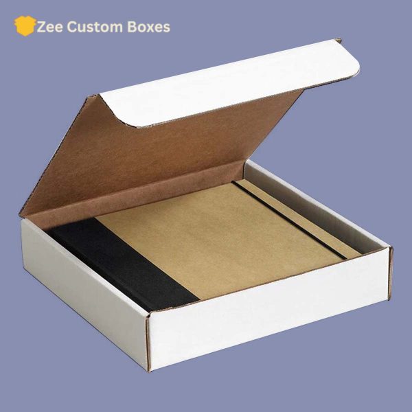white cardboard gift boxes