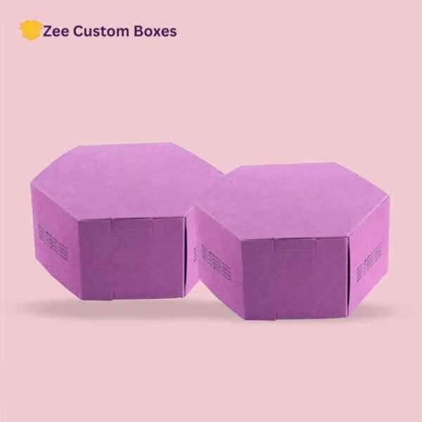 hexagon cardboard packaging box