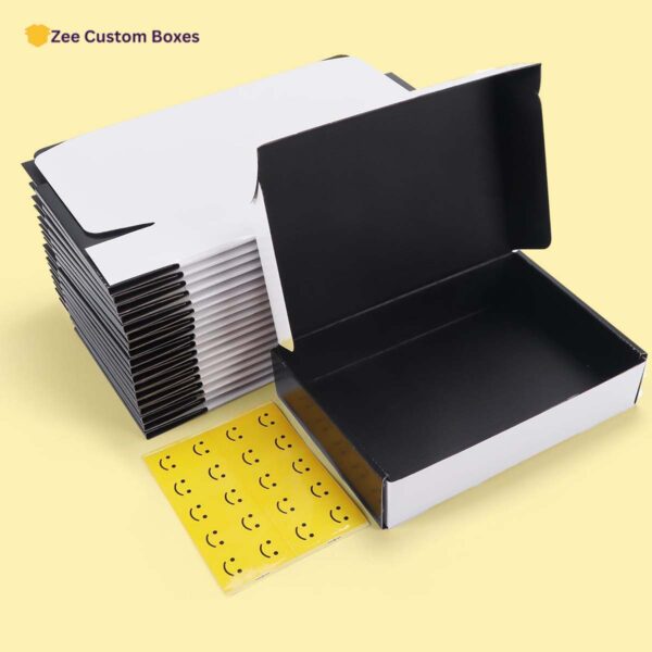 Custom Black Corrugated Boxes