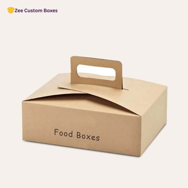 large cardboard box with handle