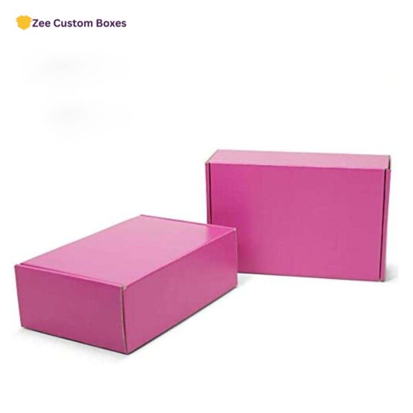 pink cardboard gift box