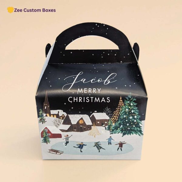 printed Christmas Favor Boxes