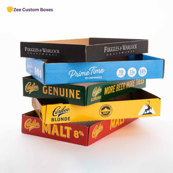 printed corrugated tray boxes