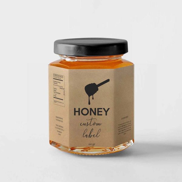 custom honey labels stickers