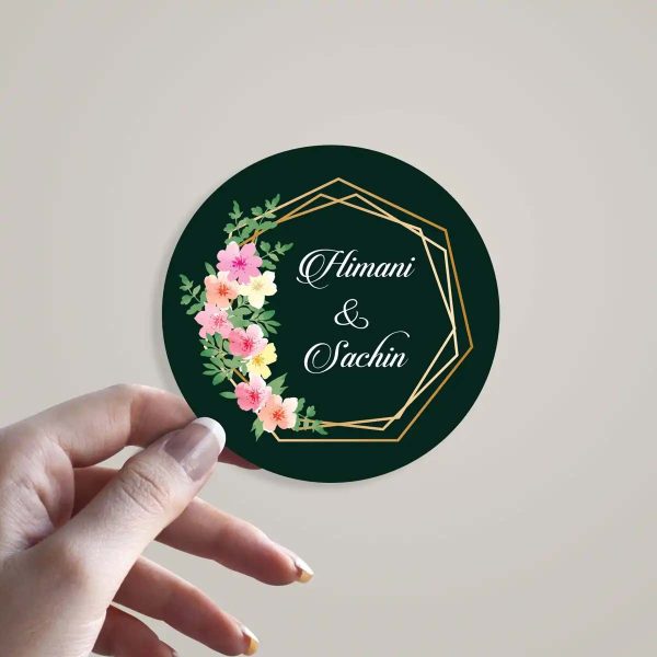 custom wedding stickers