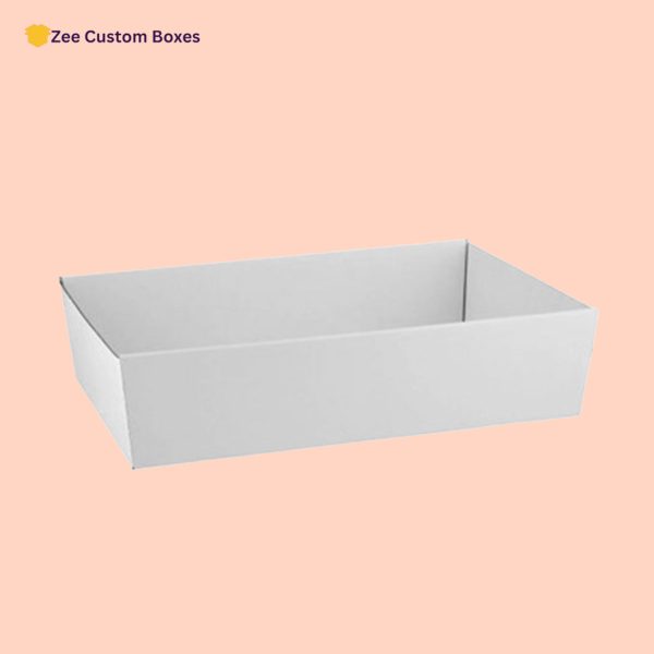 custom white cardboard trays