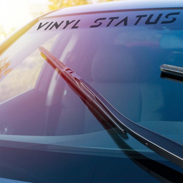 custom windscreen sticker & labels