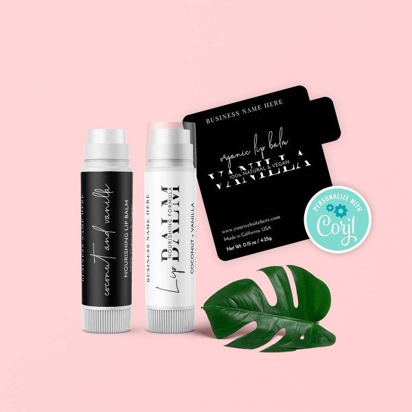 personalized chapstick labels