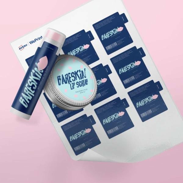 personalized lip balm labels