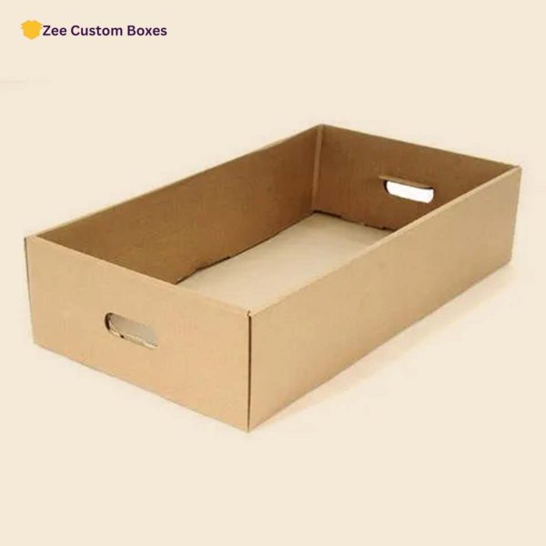 printed corrugated cardboard trays