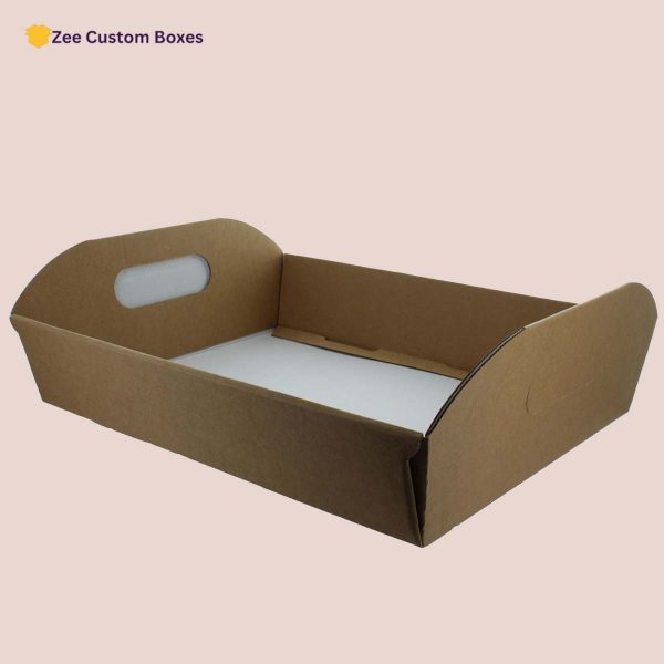 printed small cardboard trays