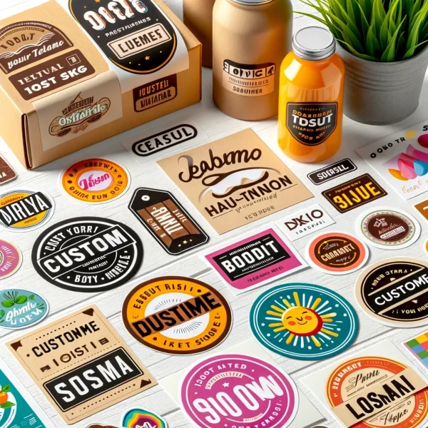 product label stickers printing
