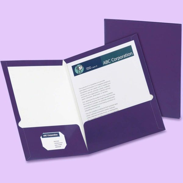 Custom Two Pocket Folders - Image 2