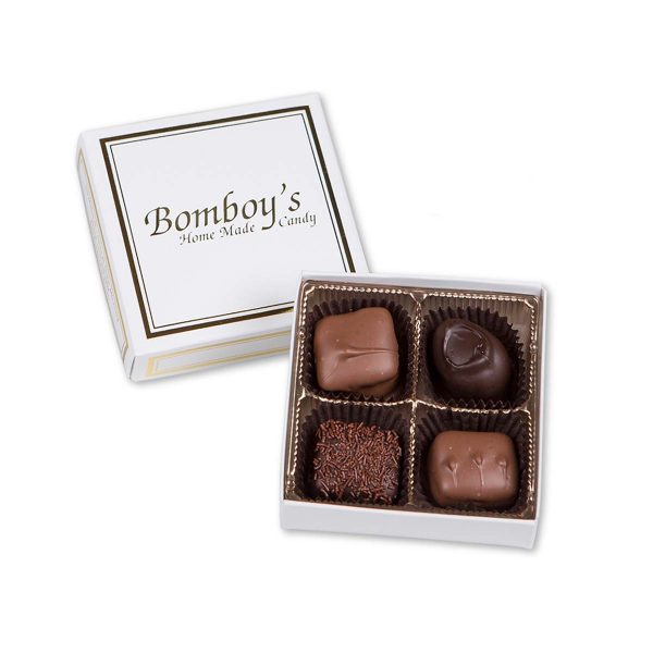 4 Piece Chocolate Boxes