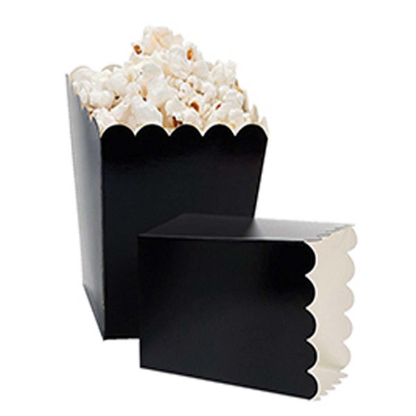 Black Popcorn Boxes