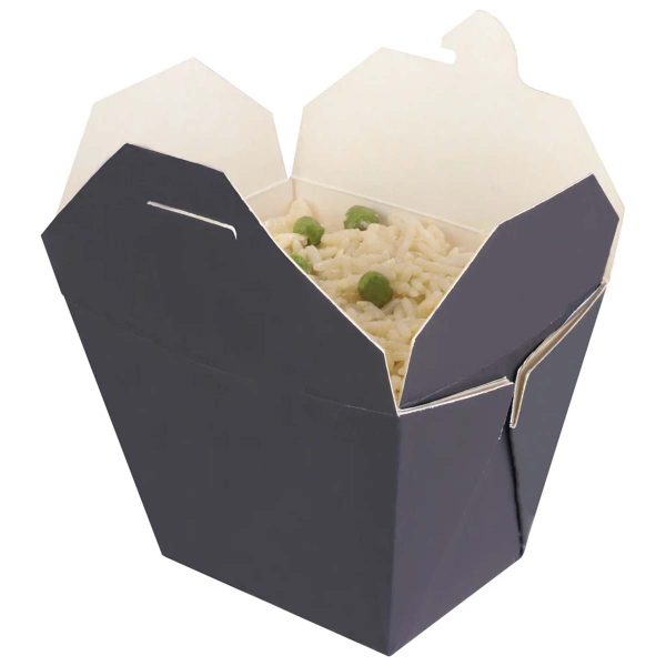 Custom Black Food Boxes