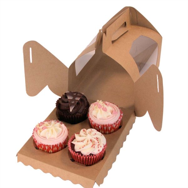 Custom Brown Cake Boxes