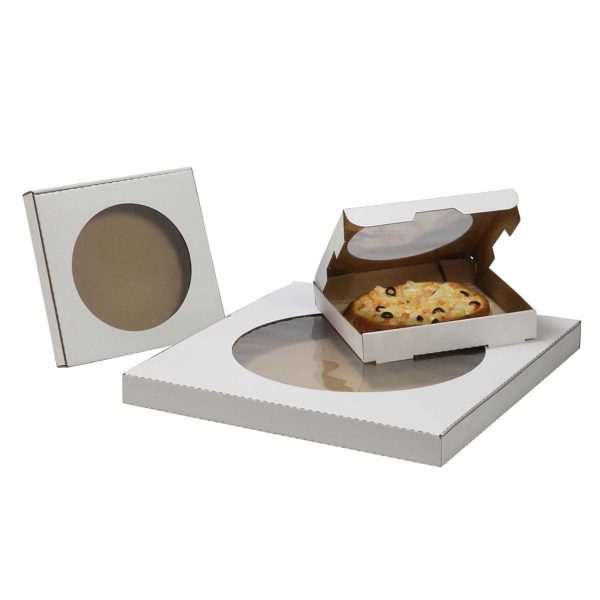 Custom Pizza Boxes With Window Packaging
