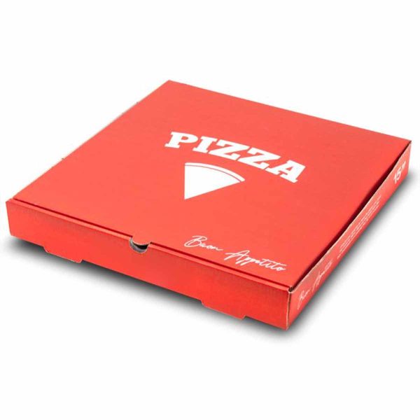 Custom Red Pizza Packaging